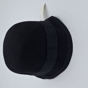 Capelli of New York Black Cloche Women's Hat Wool